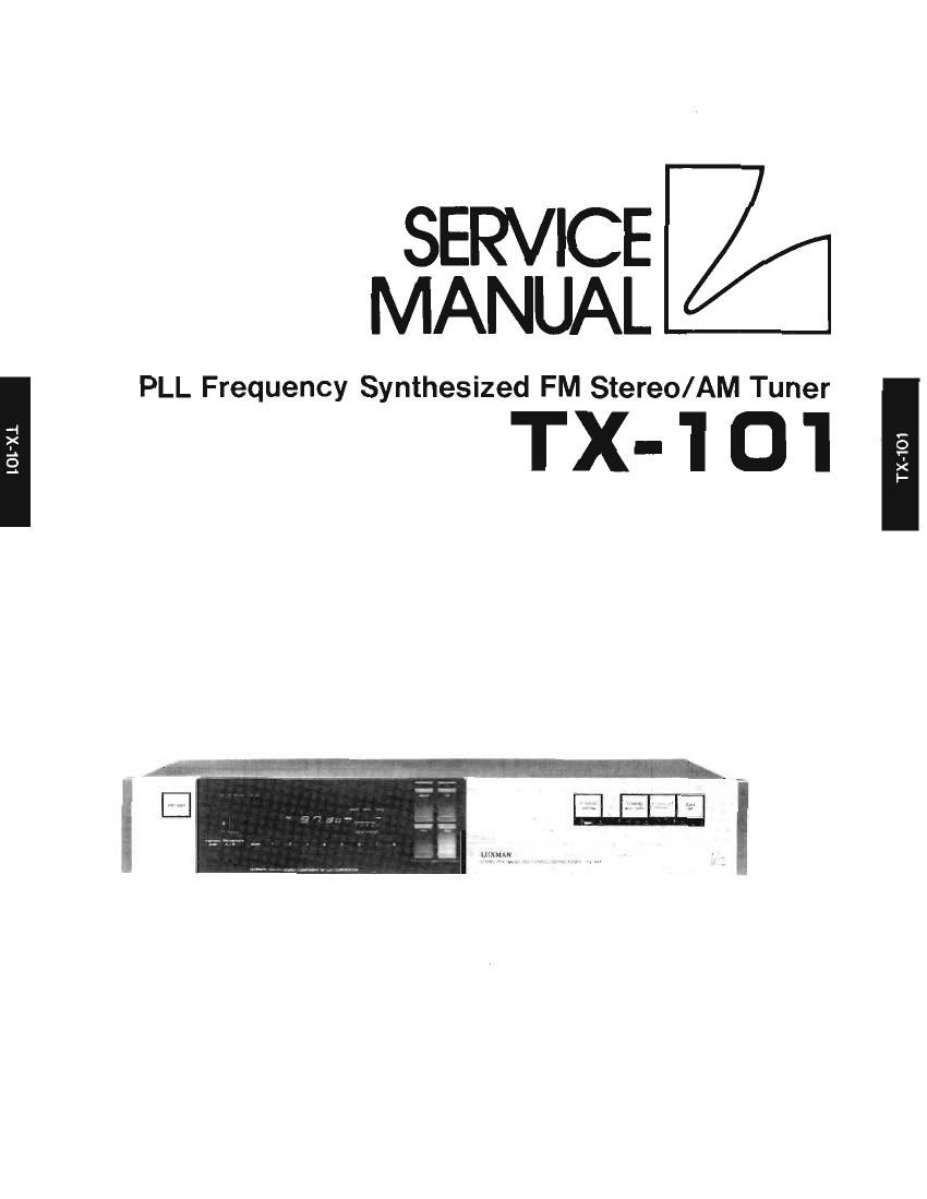 Luxman TX 101 Service Manual