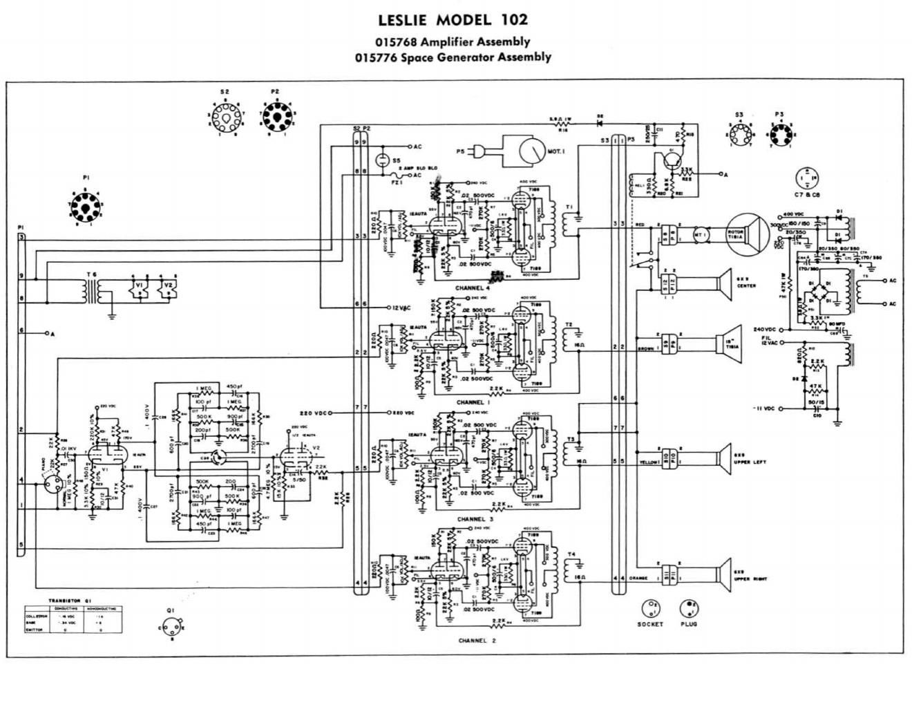 leslie 102 schematic