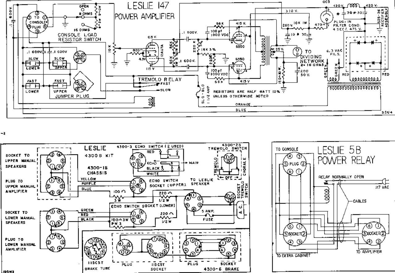 leslie 147 schematics