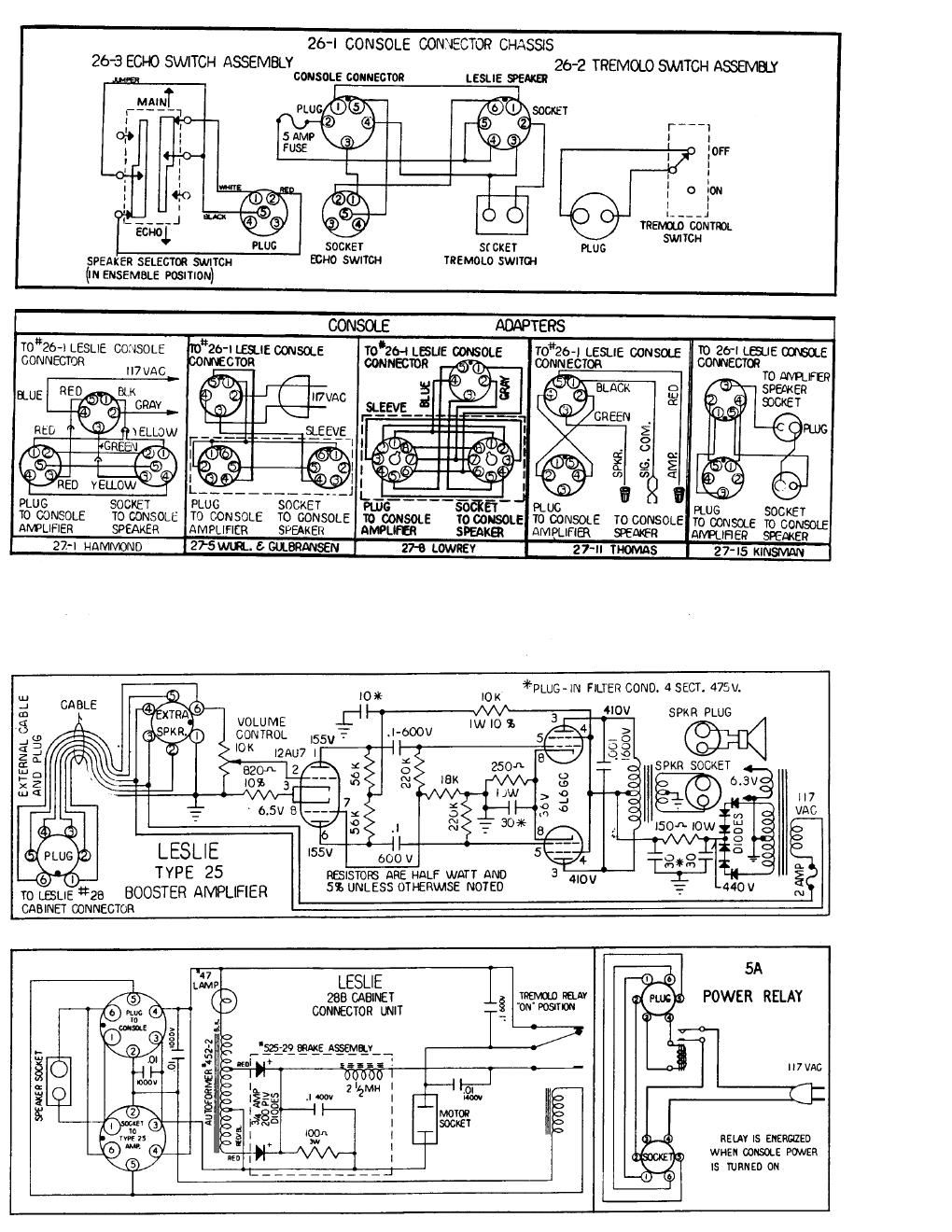 leslie 25 26 1 28b schematics