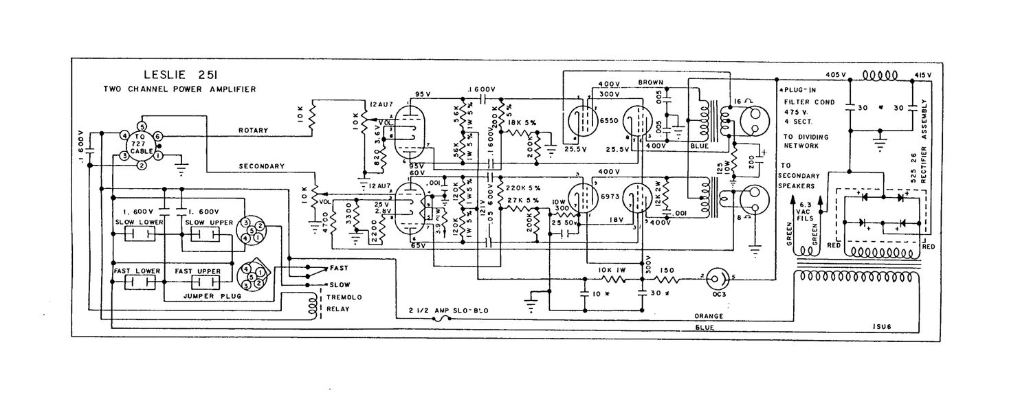 leslie 251 schematics 2