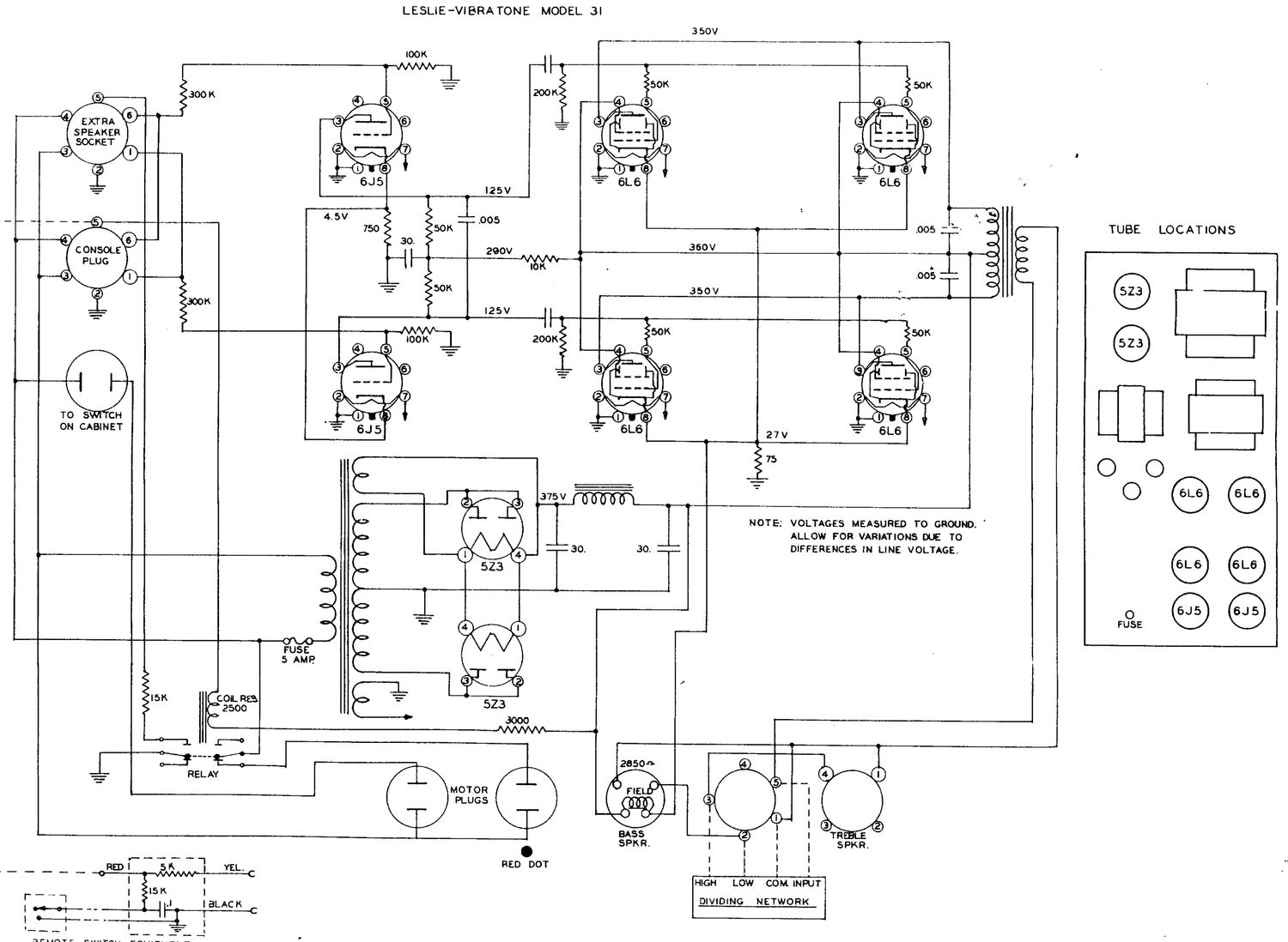 leslie 31 schematics