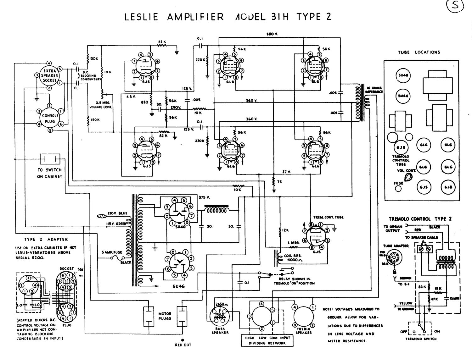 leslie 31h type2 schematics