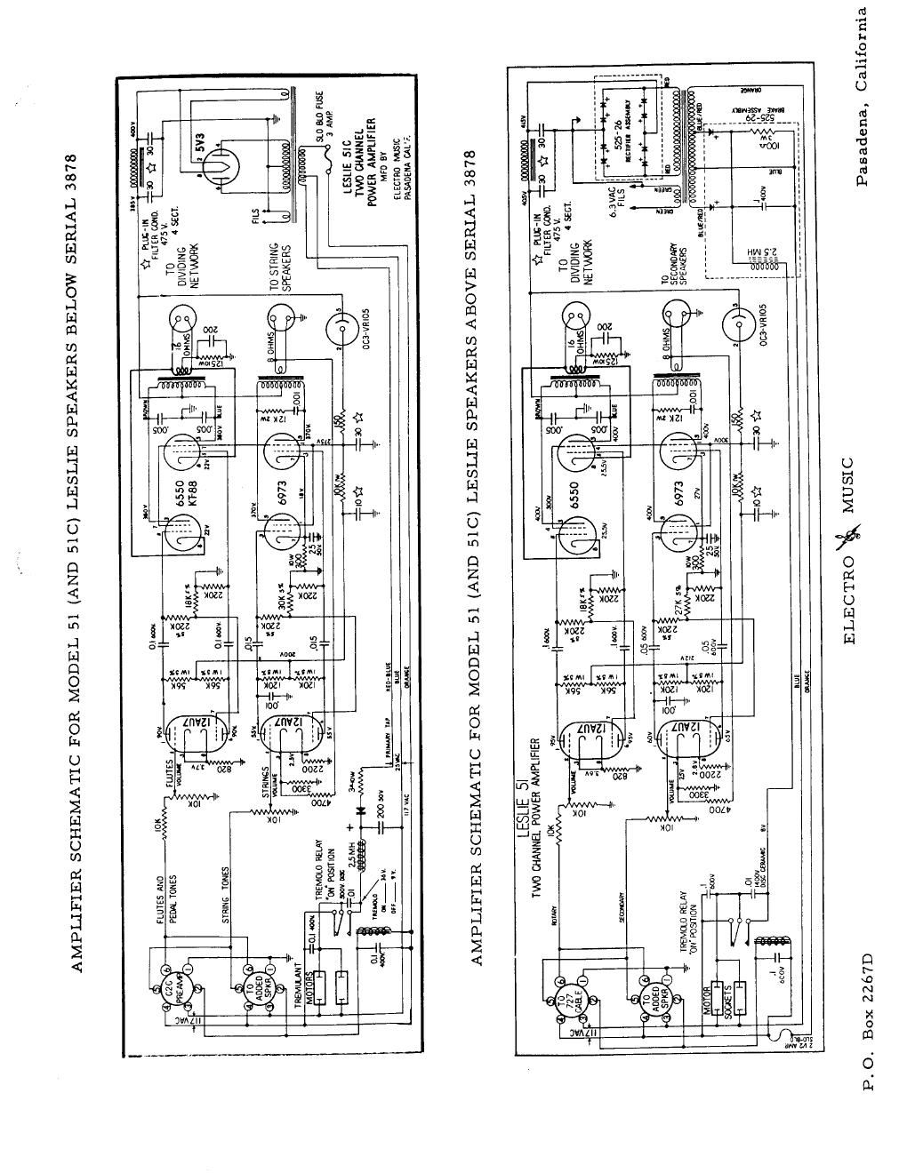 leslie 51 51c schematics