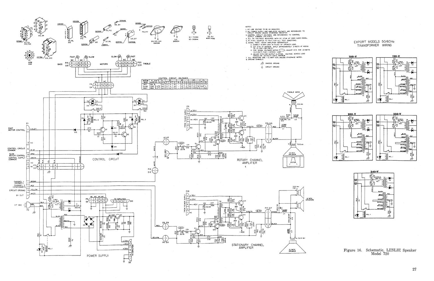 leslie 720 organ actspk