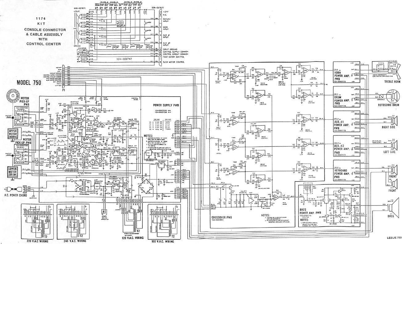 leslie 750 schematic