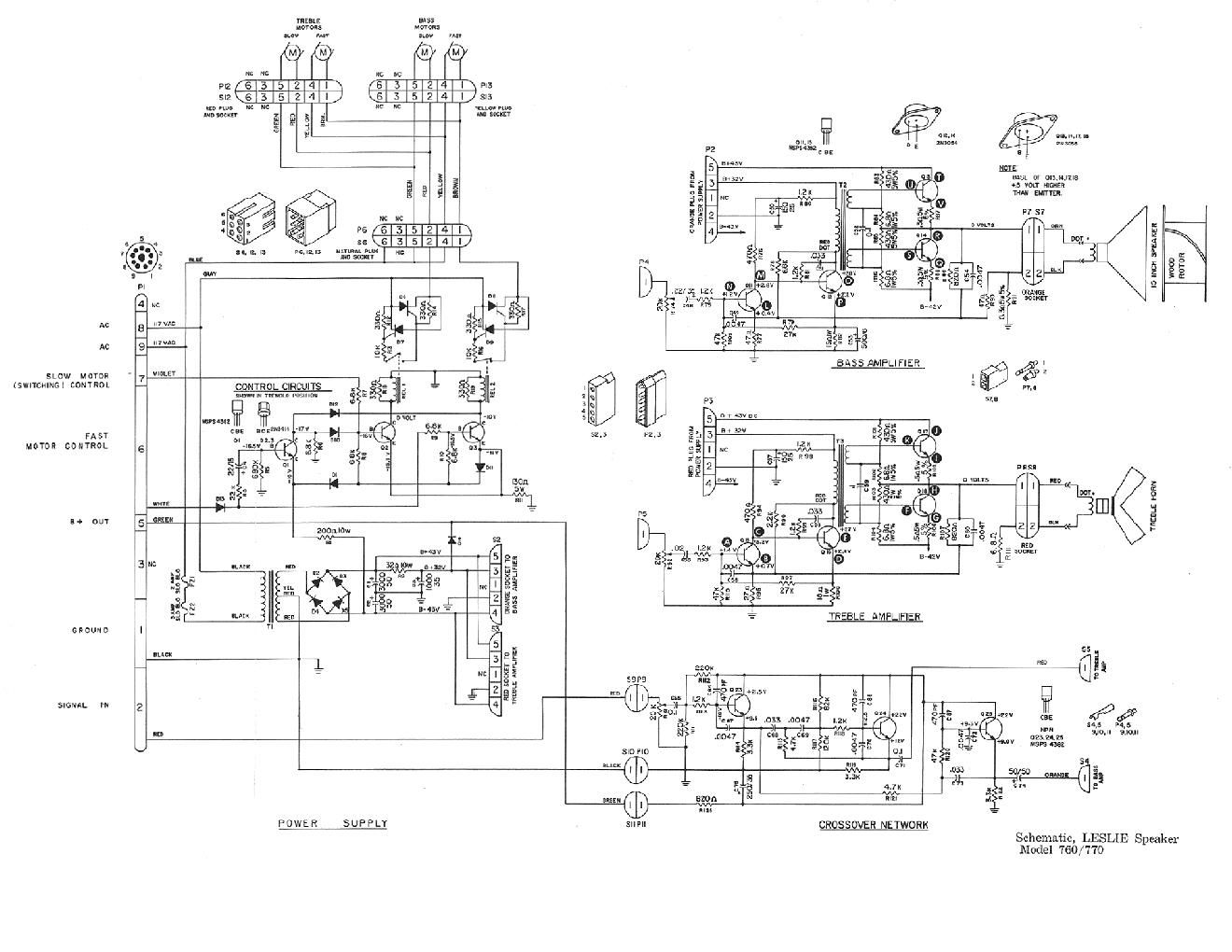 leslie 760 770 schematic