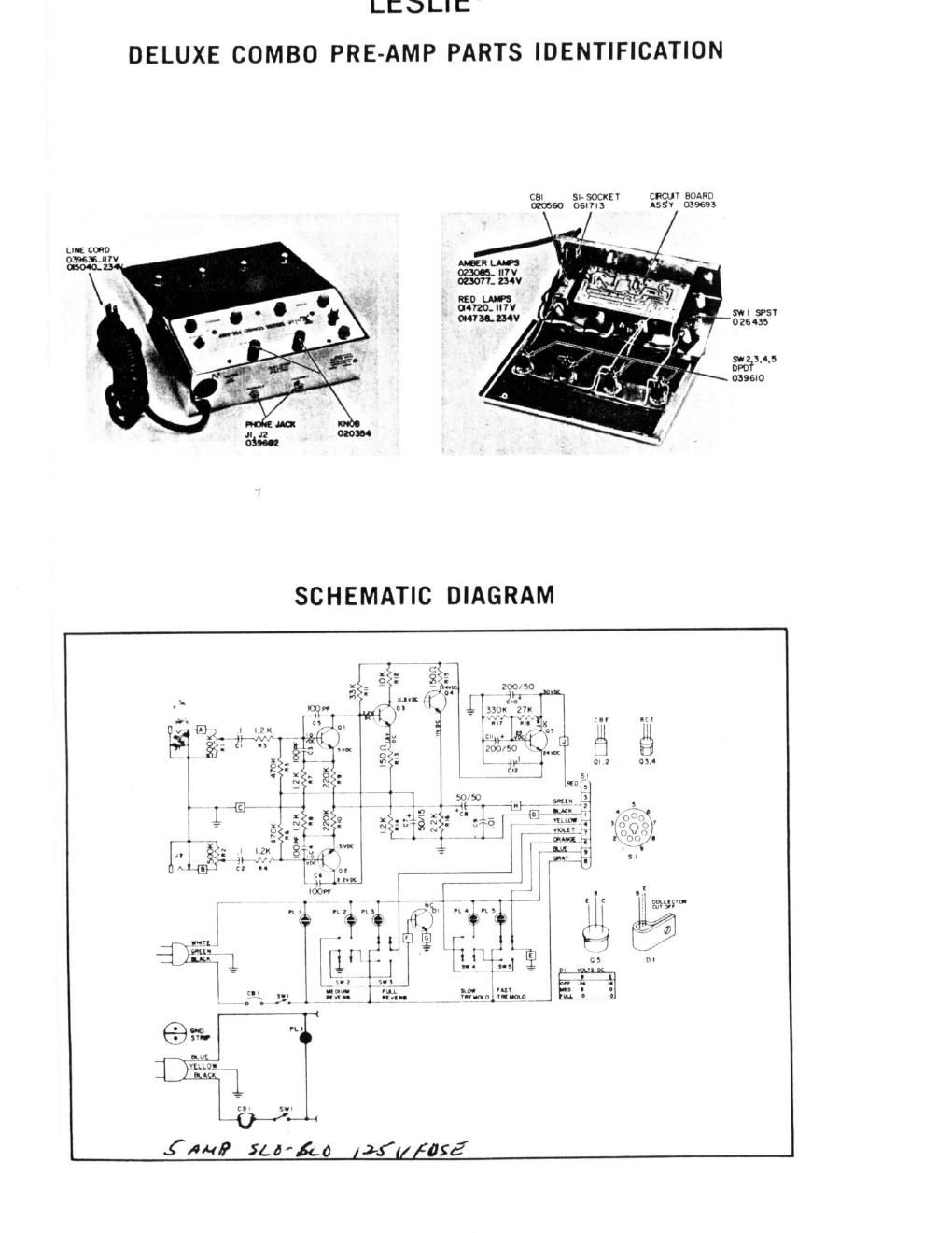 leslie deluxe combo preamp schematic