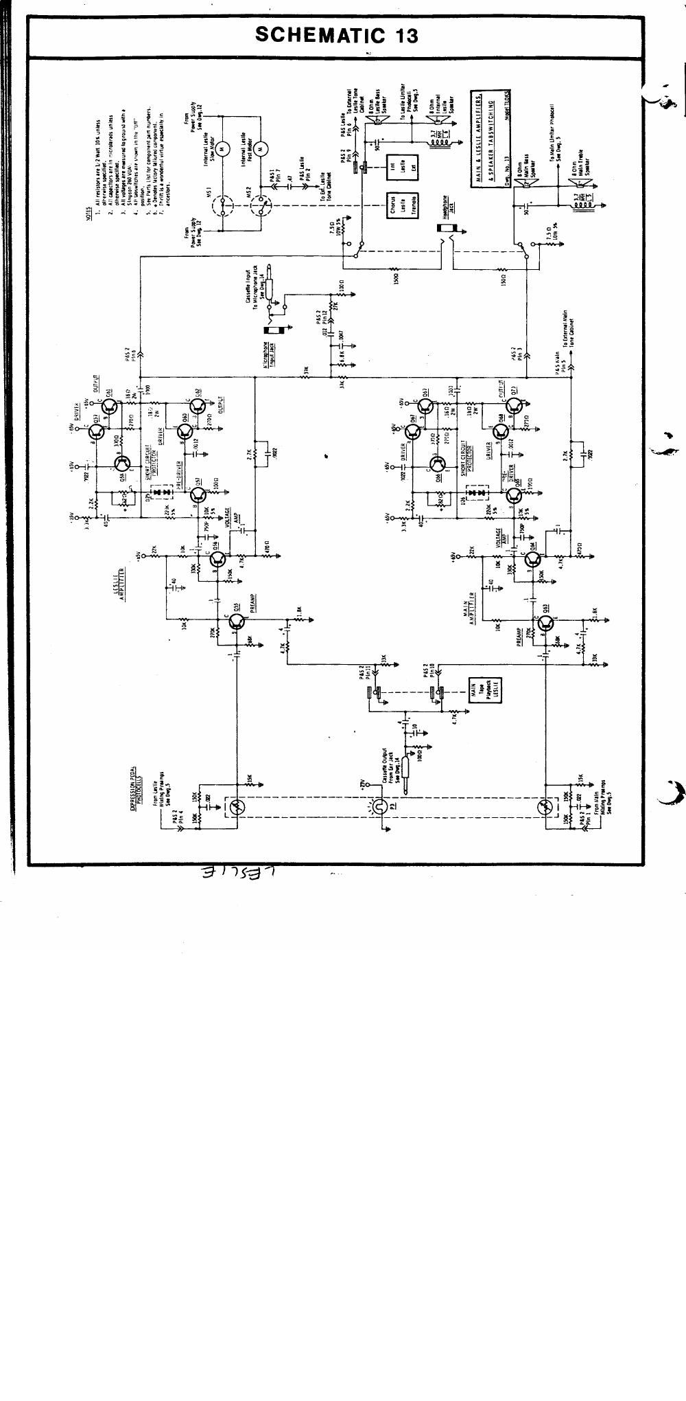 leslie tloks schematic