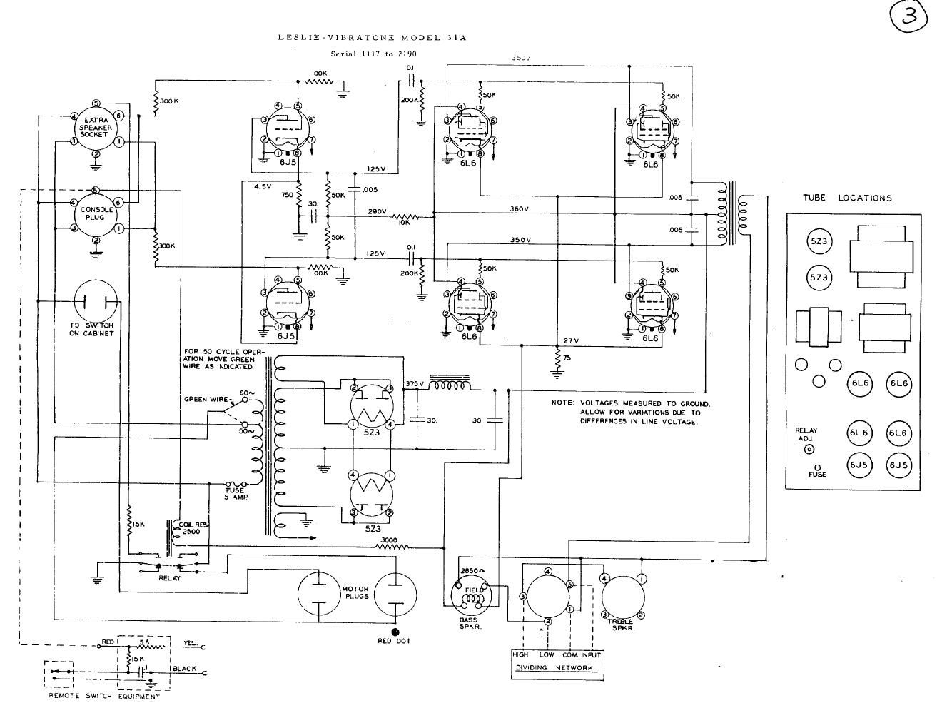 leslie vibratone 31a schematic