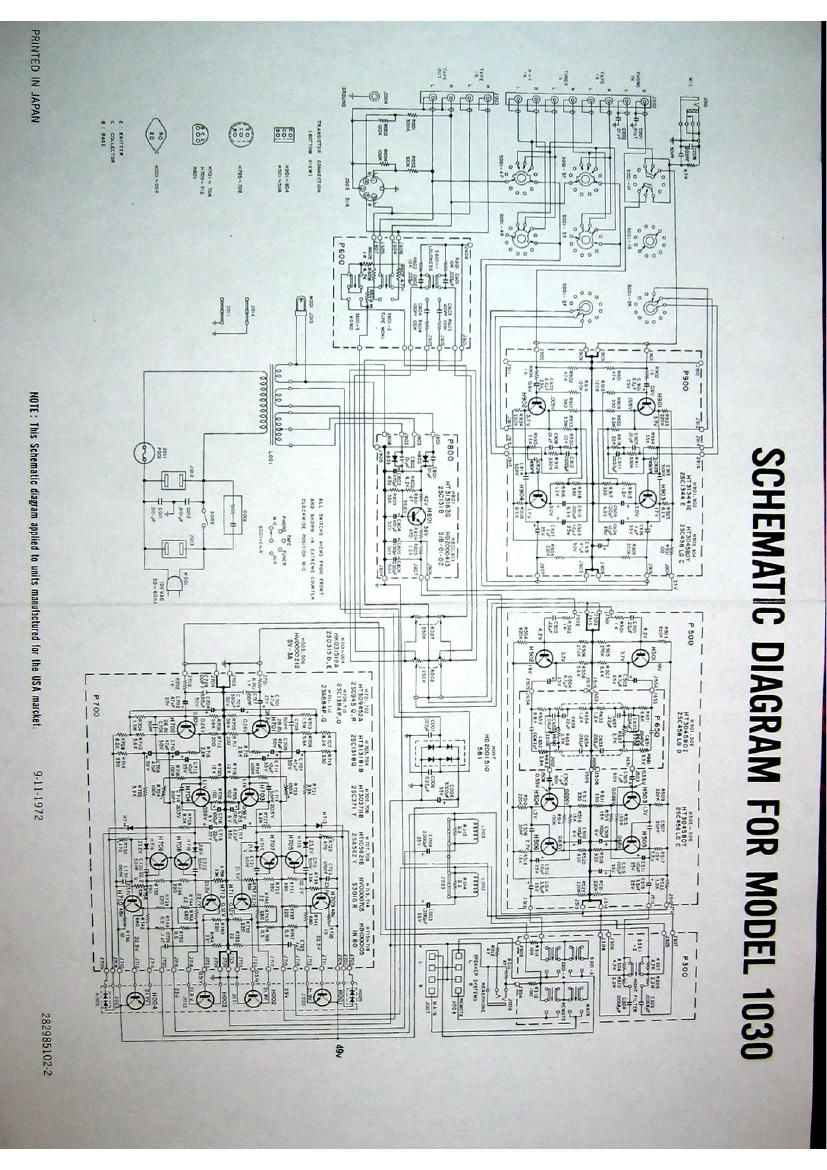 Marantz 1030 Schematic