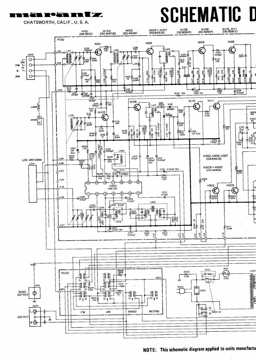 Marantz 104 Schematic 1