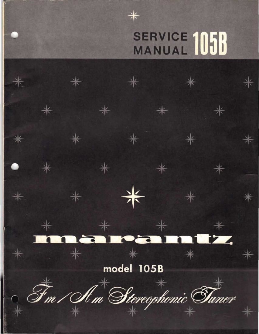 Marantz 105 B Service Manual