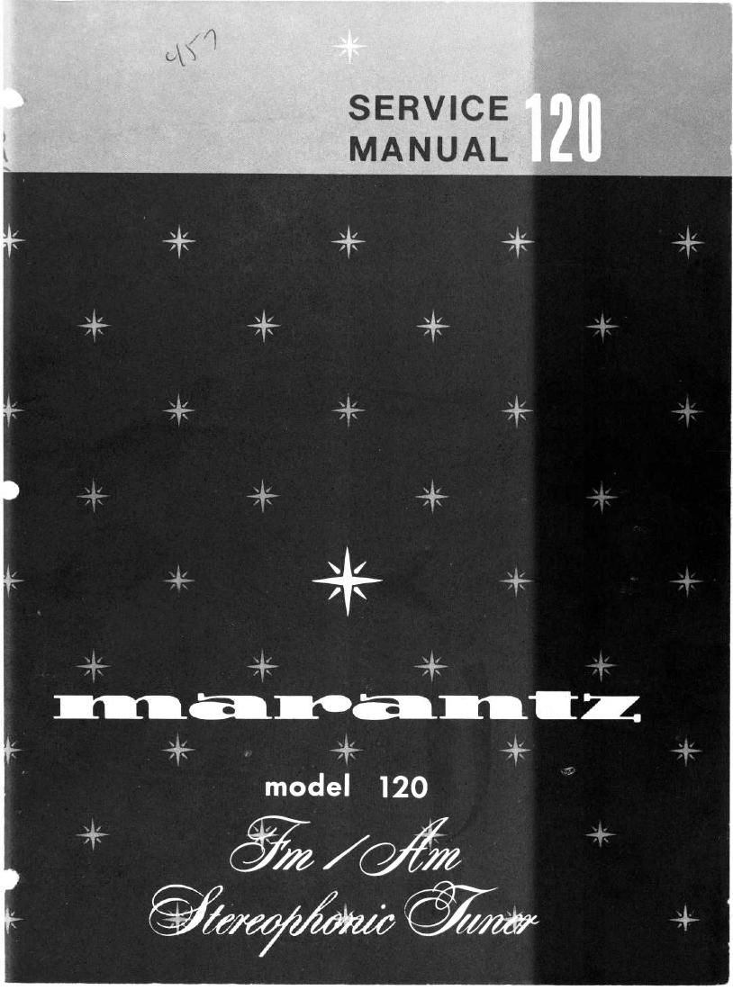 Marantz 120 Service Manual