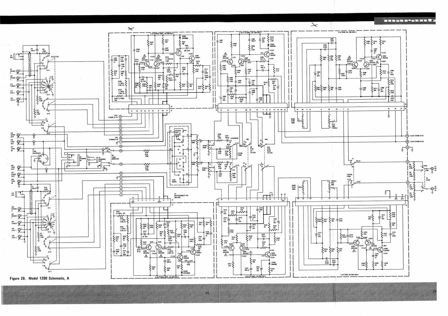 Marantz 1200 Schematic