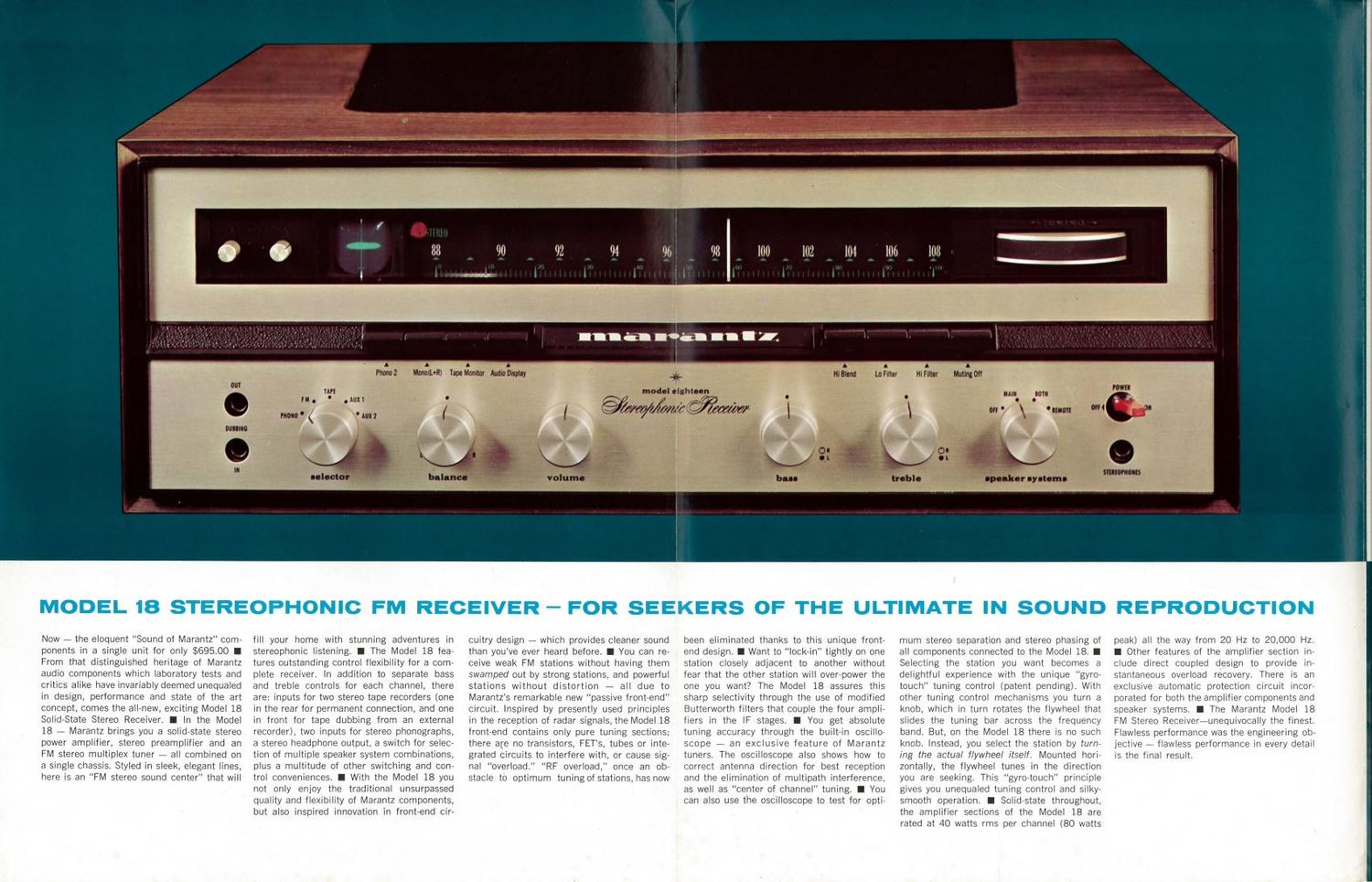 Marantz 18 Brochure