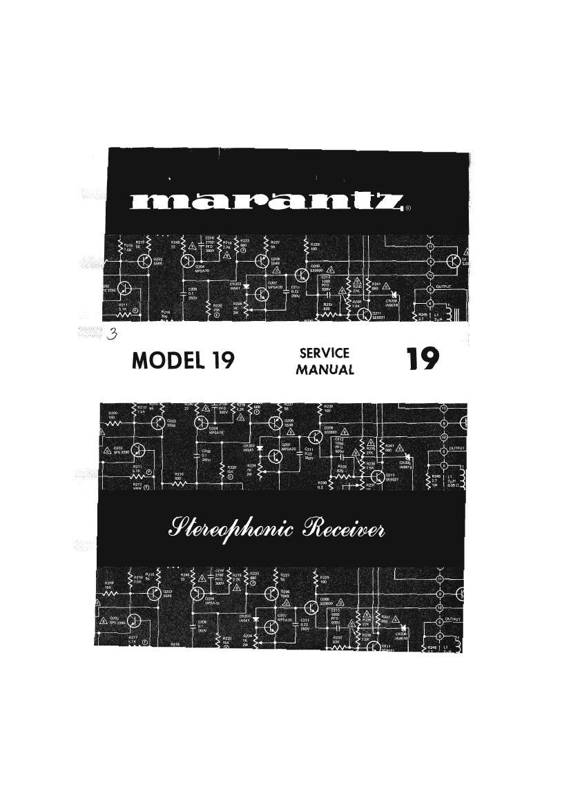 Marantz 19 Service Manual