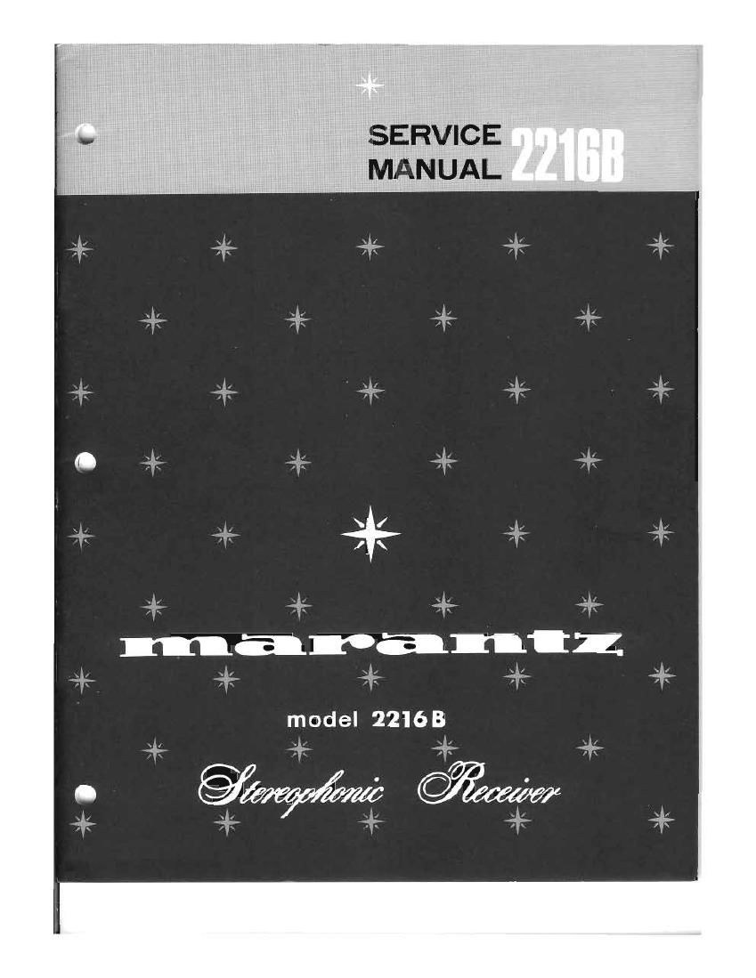 Marantz 2216 B Service Manual
