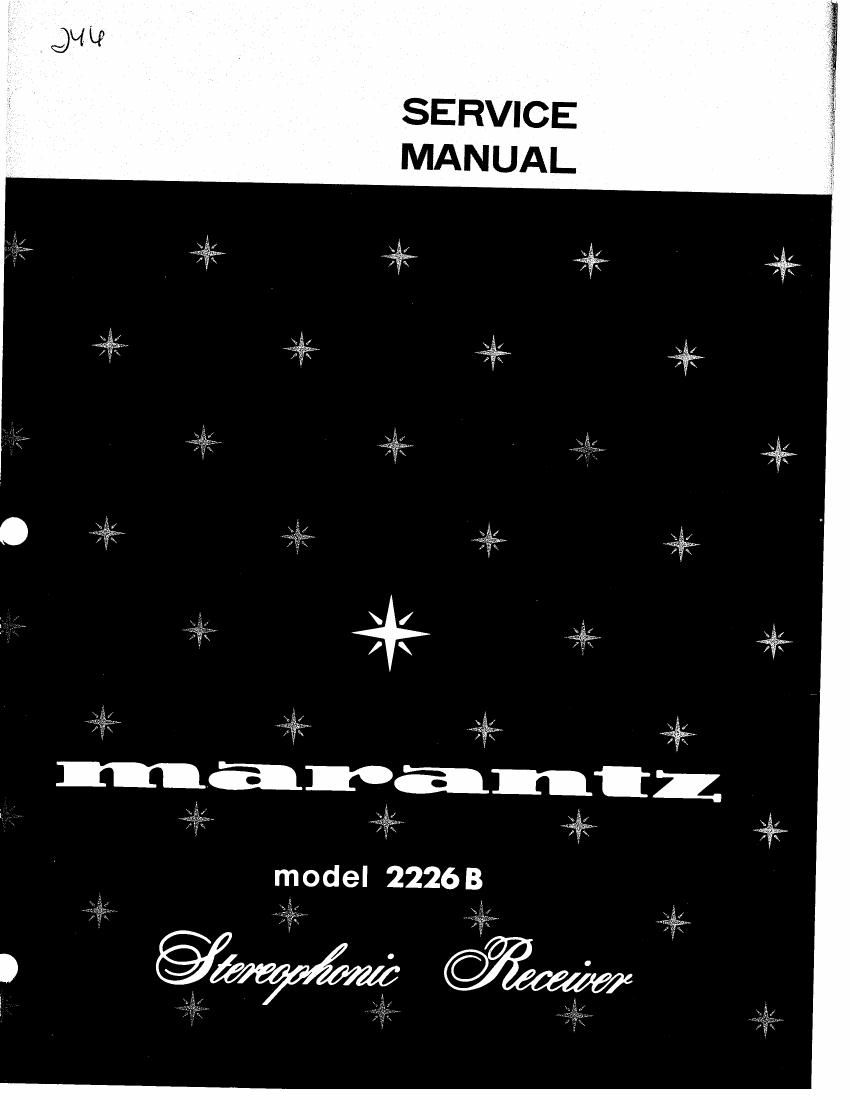 Marantz 2226 B Service Manual