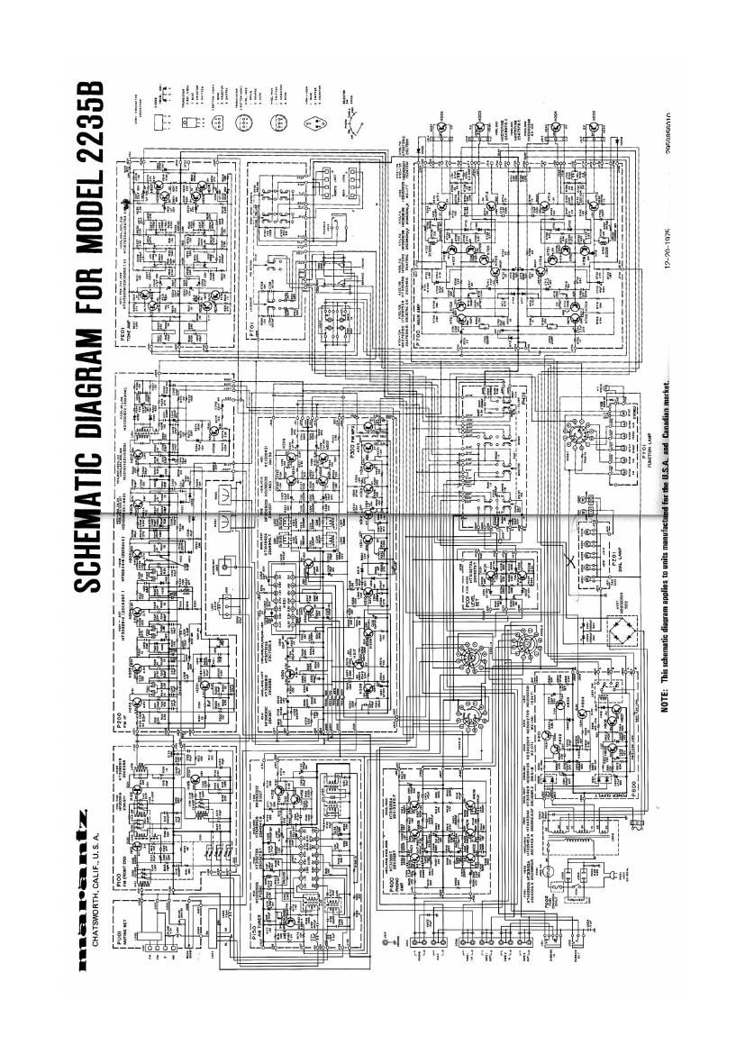 Marantz 2235 B Schematic