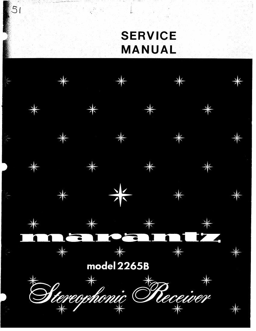 Marantz 2265 B Service Manual