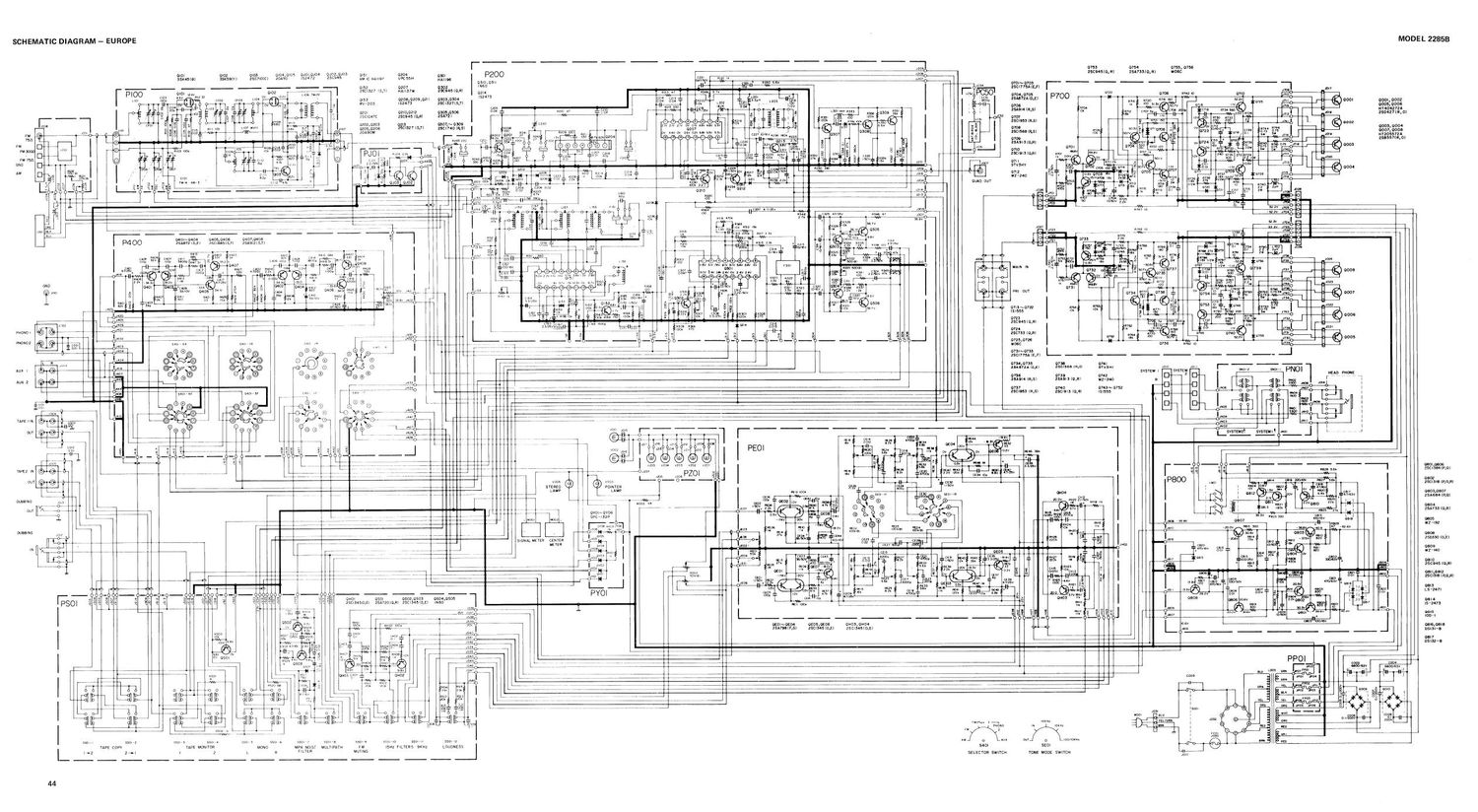 Marantz 2285 B Euro Schematic