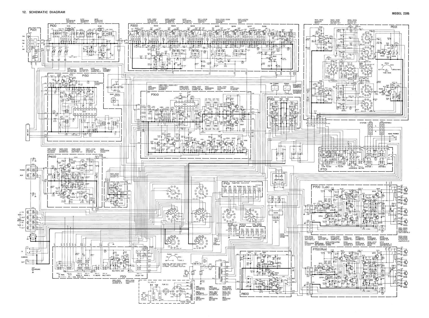 Marantz 2285 Schematic