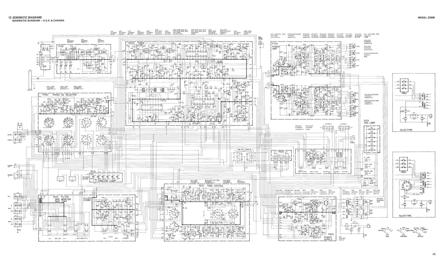 Marantz 2330 B US Schematic