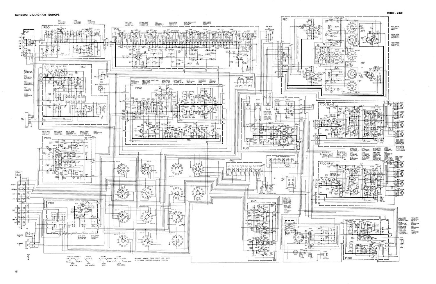 Marantz 2330 Euro Schematic