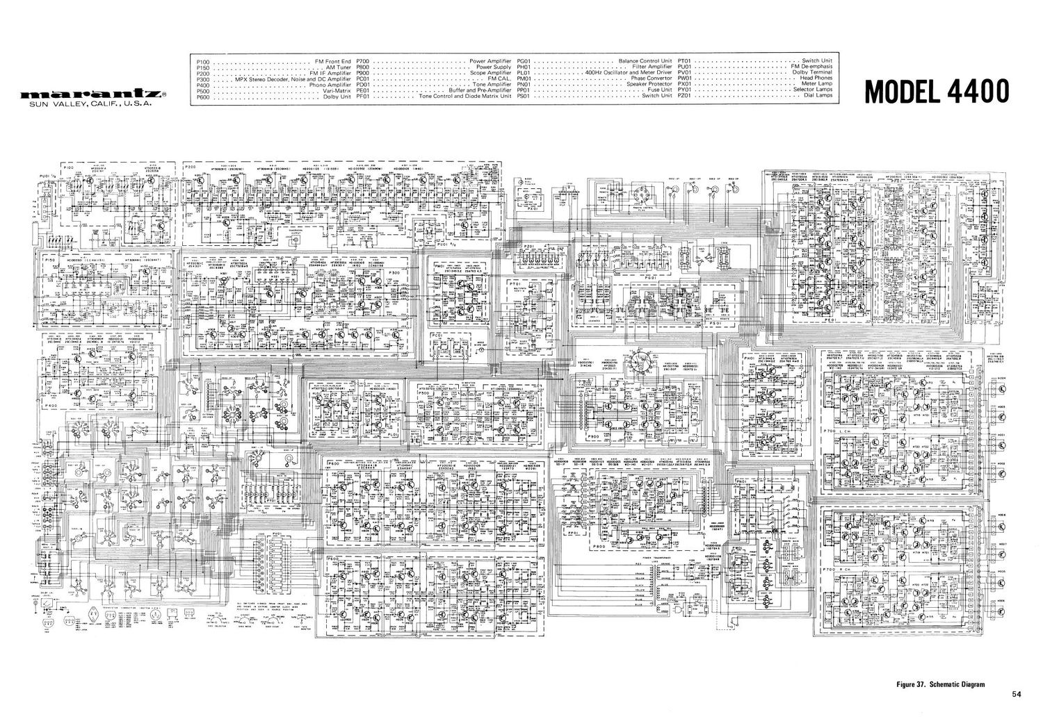 Marantz 4400 Schematic