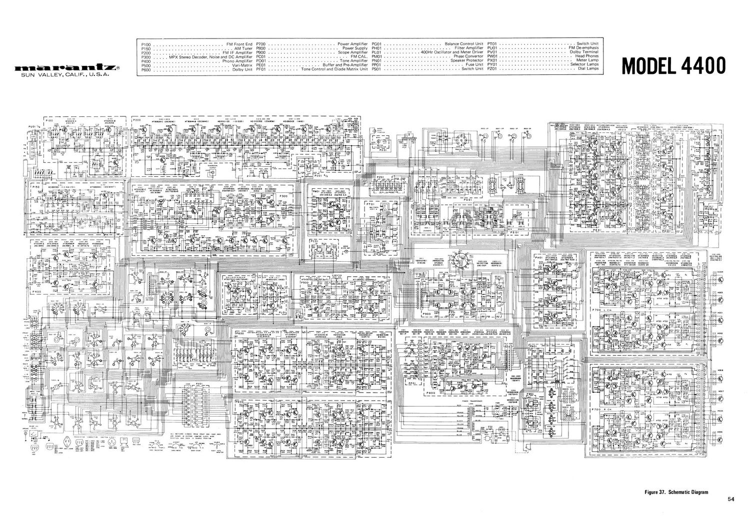 Marantz 4400 Schematic