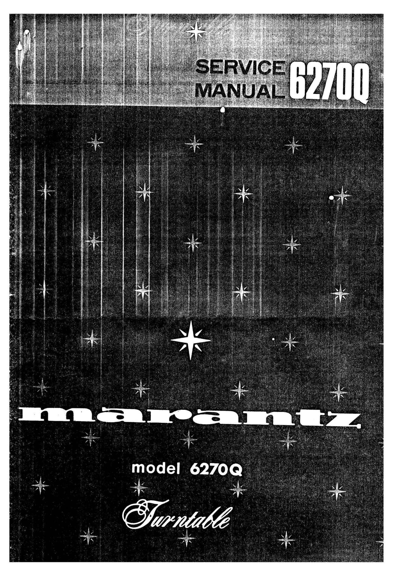 Marantz 6270 Q Service Manual
