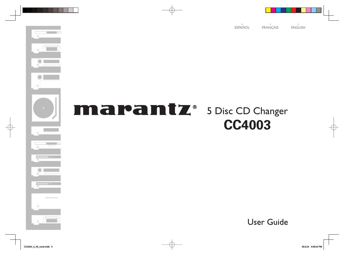 Marantz CC 4003 Owners Manual