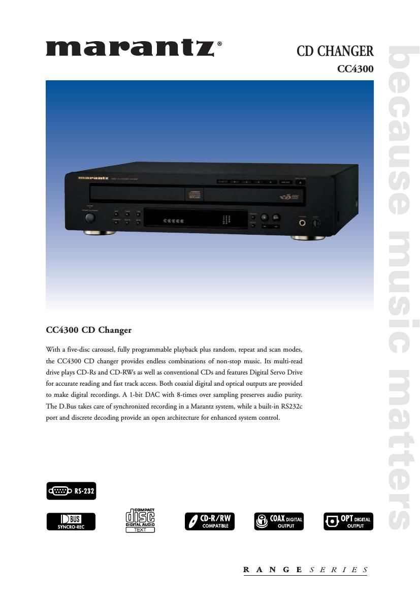 Marantz CC 4300 Brochure