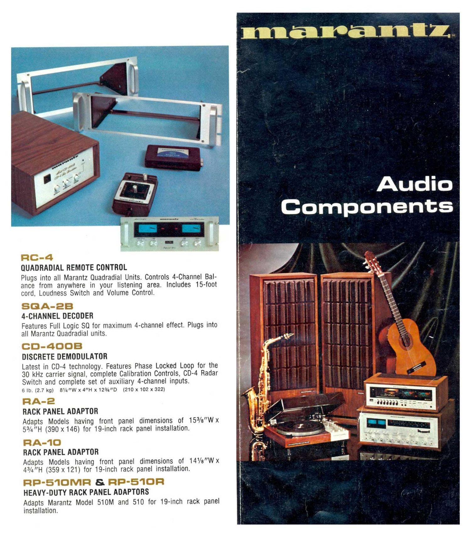 Marantz Audio Components 1977 Catalog