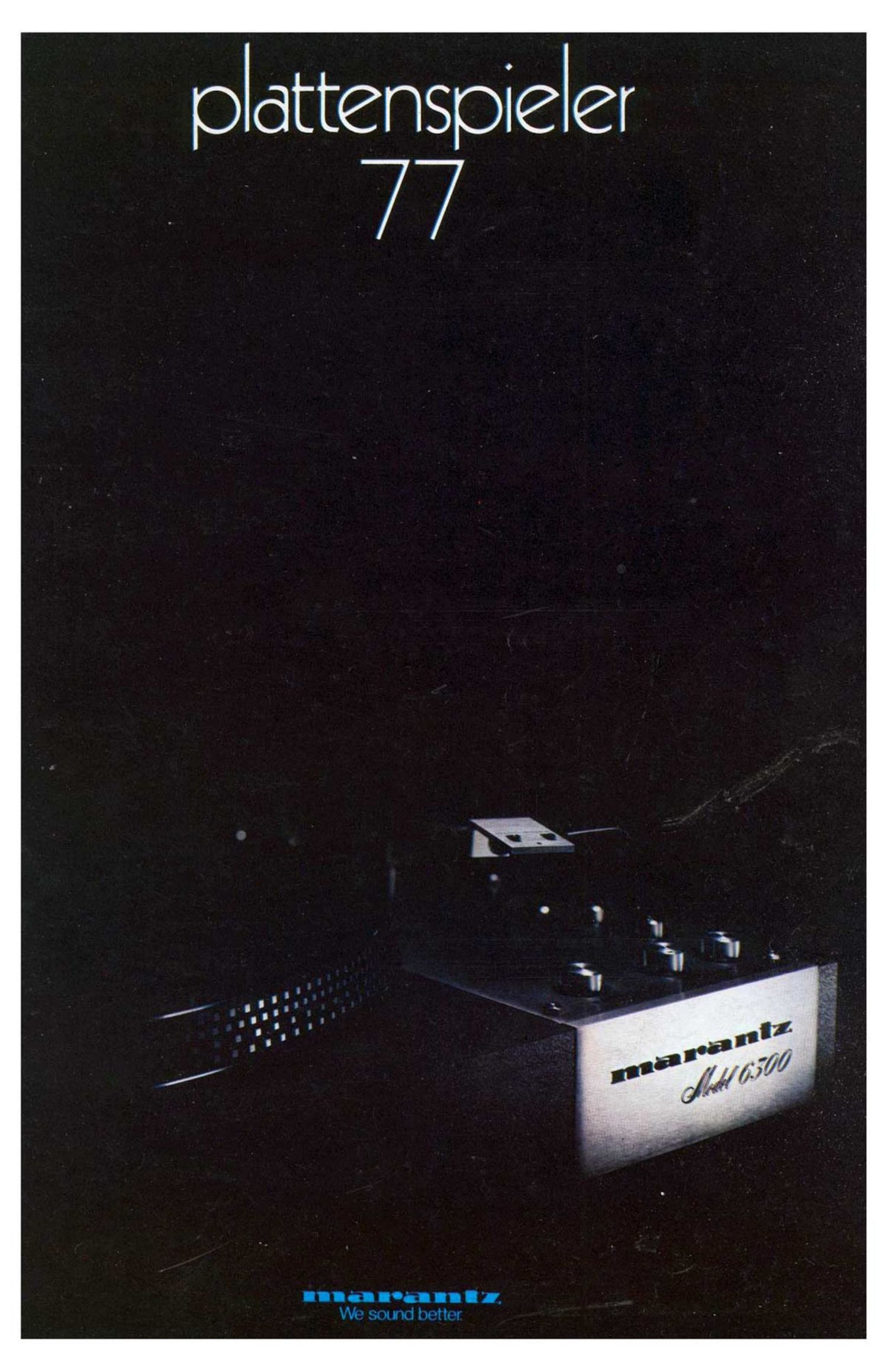 Marantz Catalog 1977