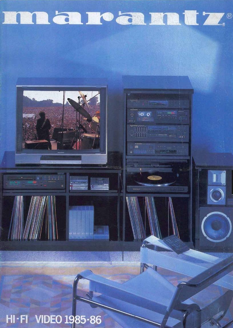 Marantz Hifi Video 1985 86 Catalog