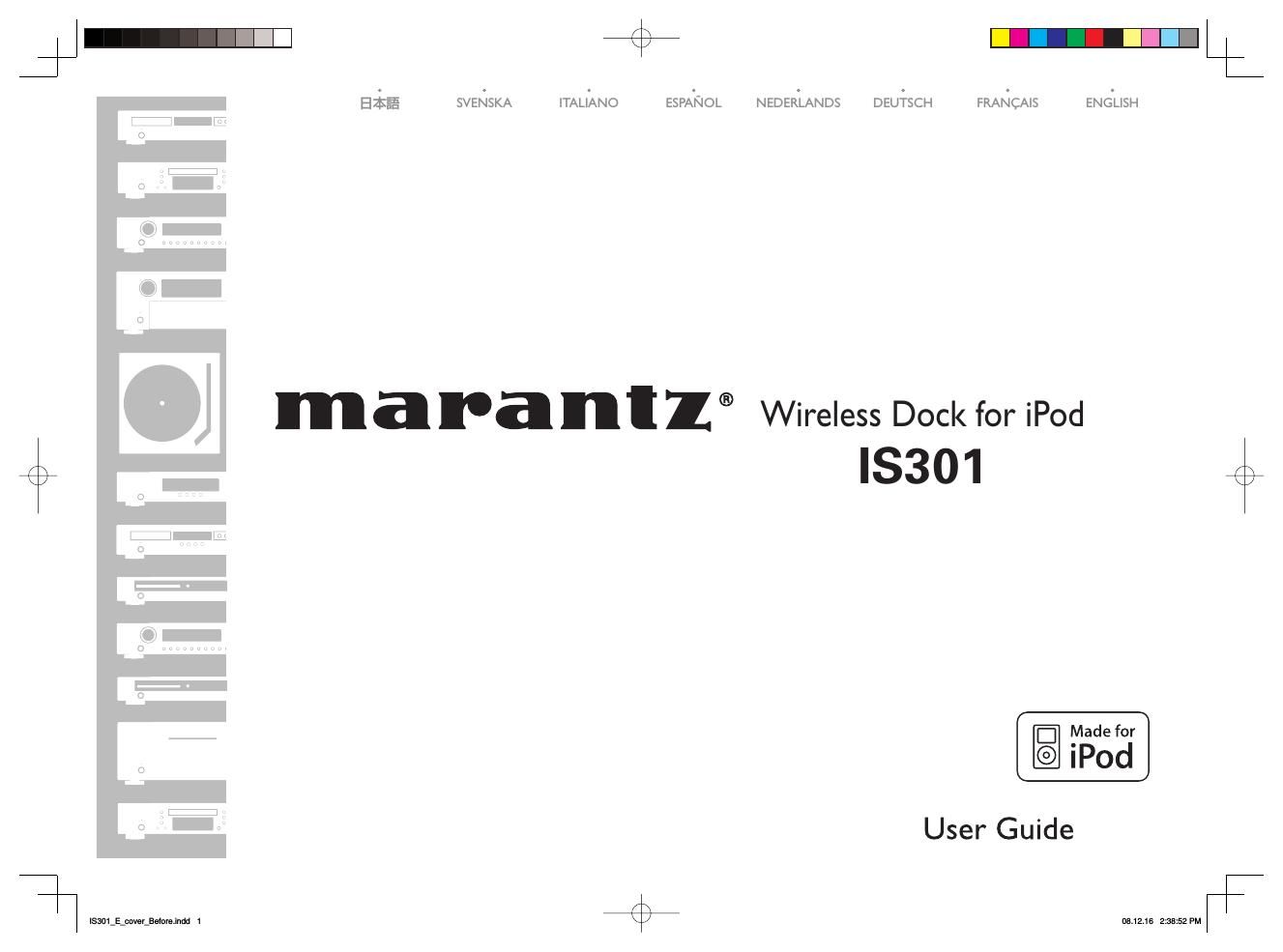 Marantz IS 301 Owners Manual