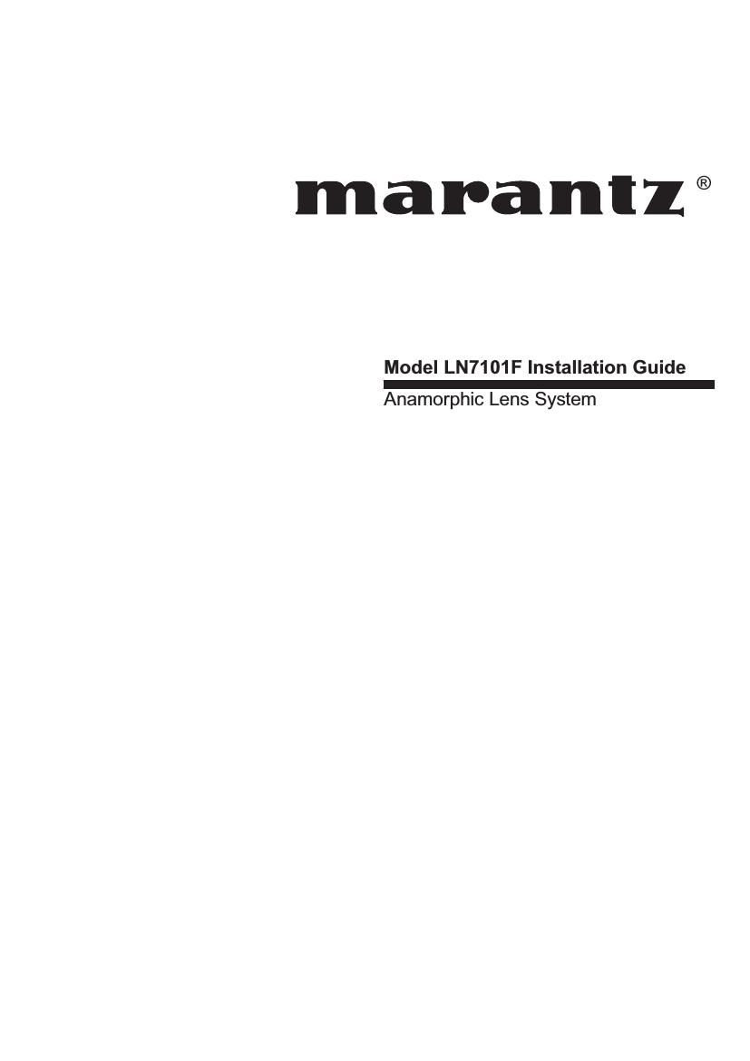 Marantz LN 7101 F Owners Manual