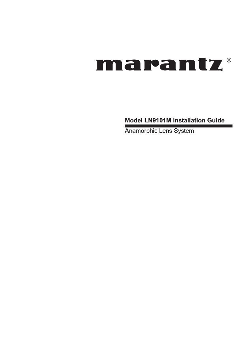 Marantz LN 9101 M Owners Manual