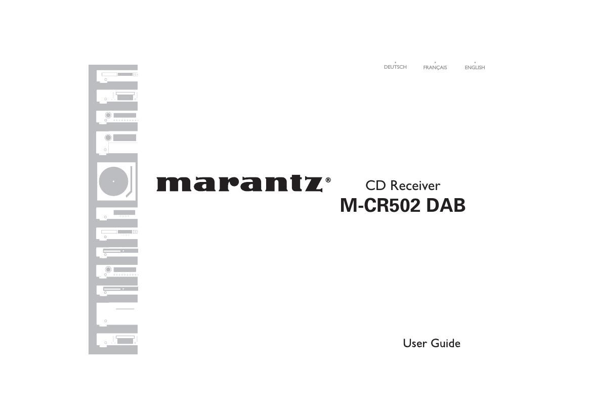Marantz M CR502 DAB Owners Manual