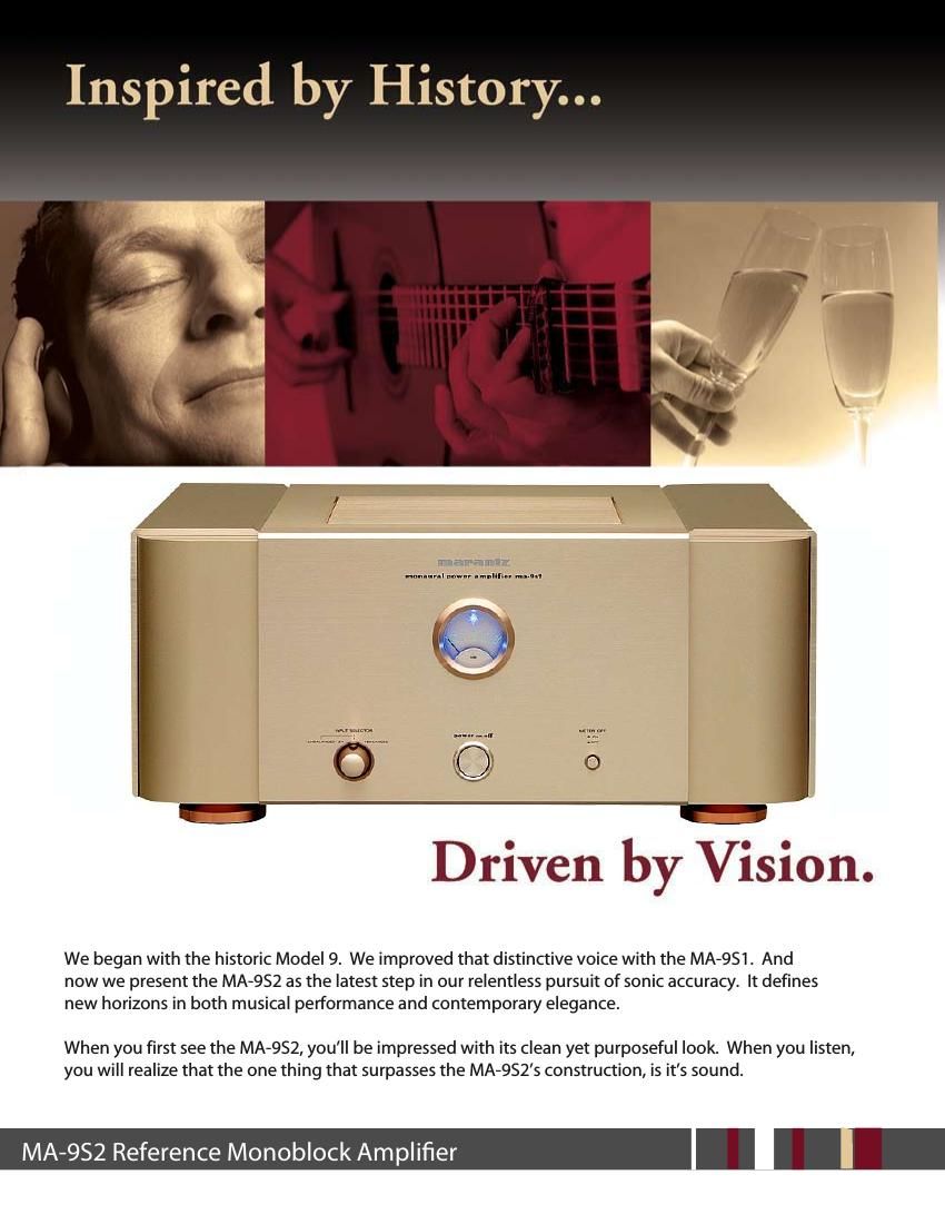 Marantz MA 9 S 2 Brochure