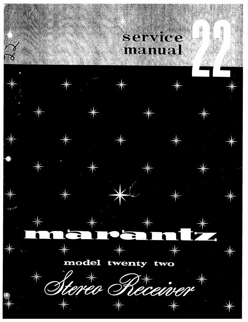 Marantz Model 22 Service Manual