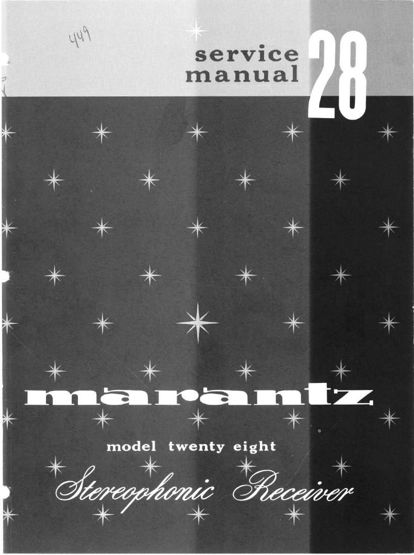 Marantz Model 28 Service Manual