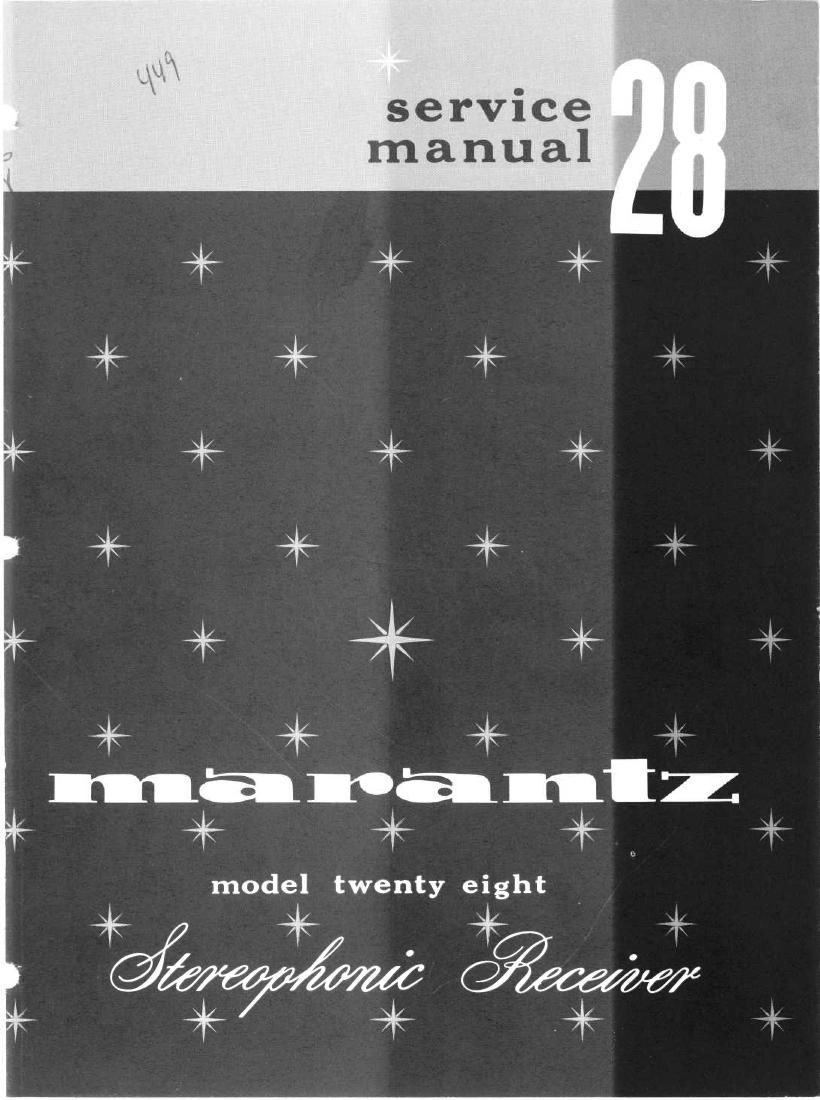 Marantz Model 28 Service Manual