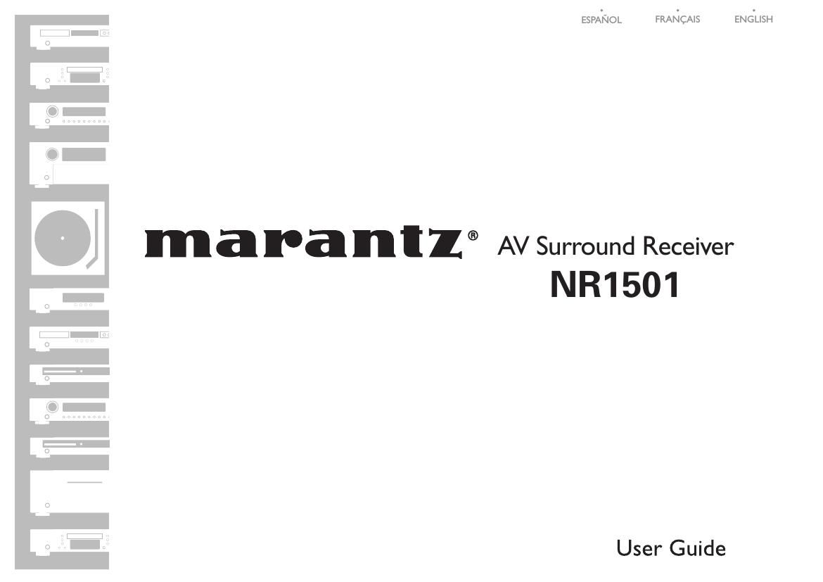Marantz NR 1501 Owners Manual