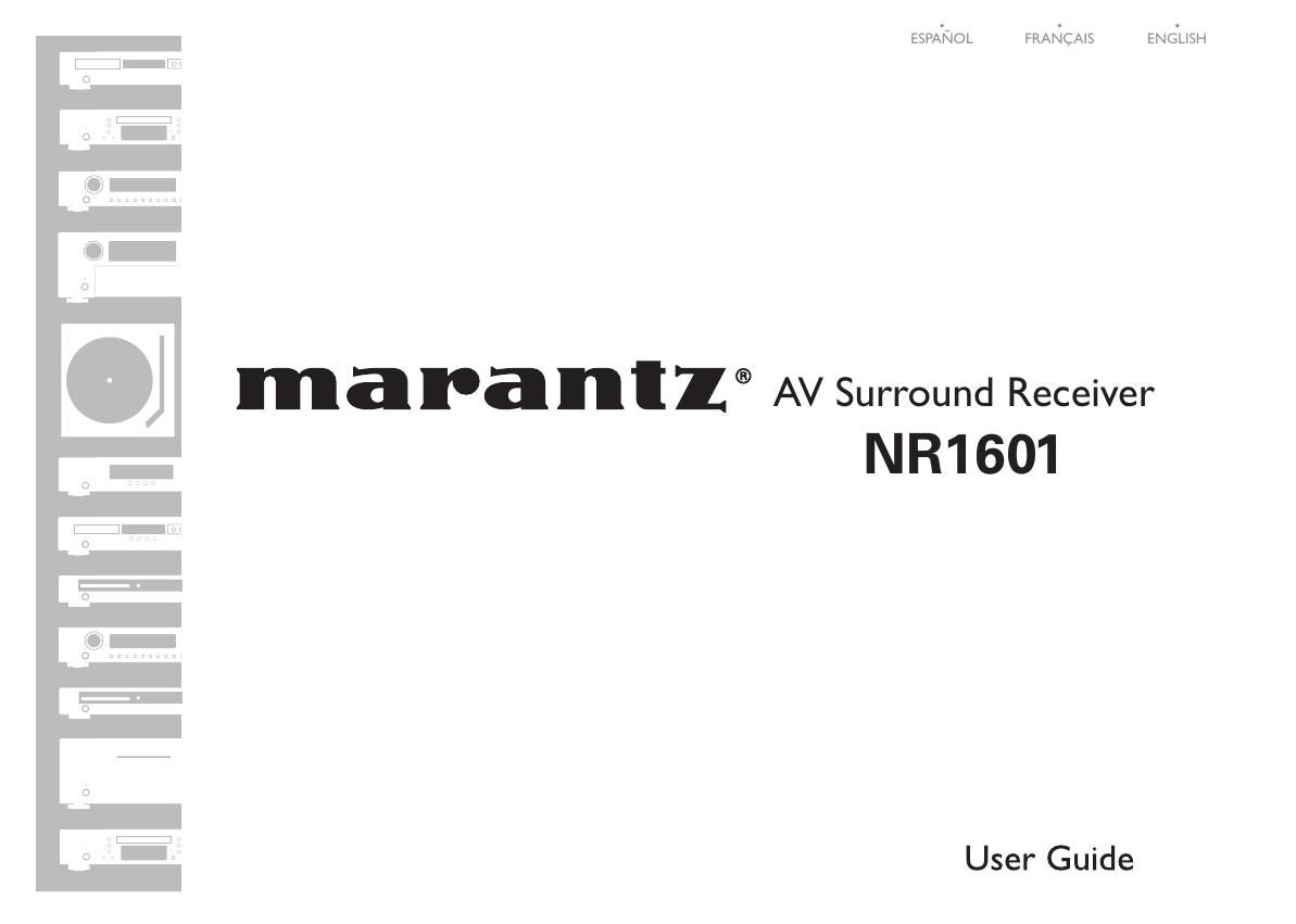 Marantz NR 1601 Owners Manual