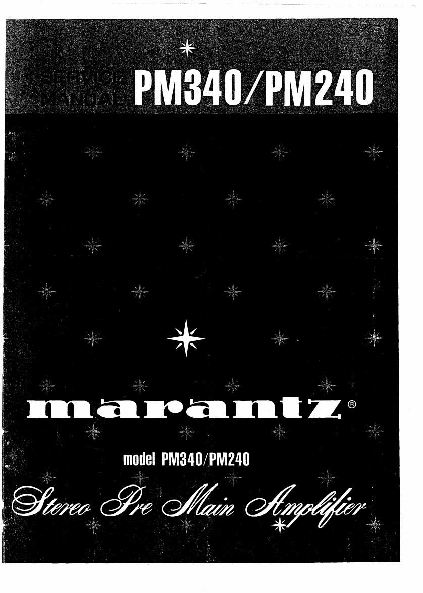 Marantz PM 240 Service Manual