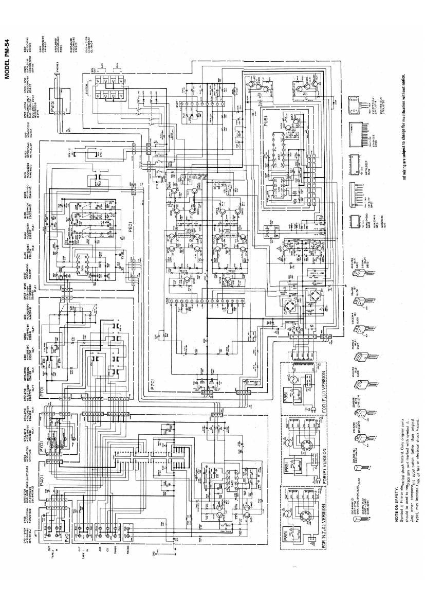 Marantz PM 54 Schematic