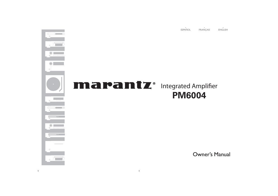 Marantz PM 6004 Owners Manual